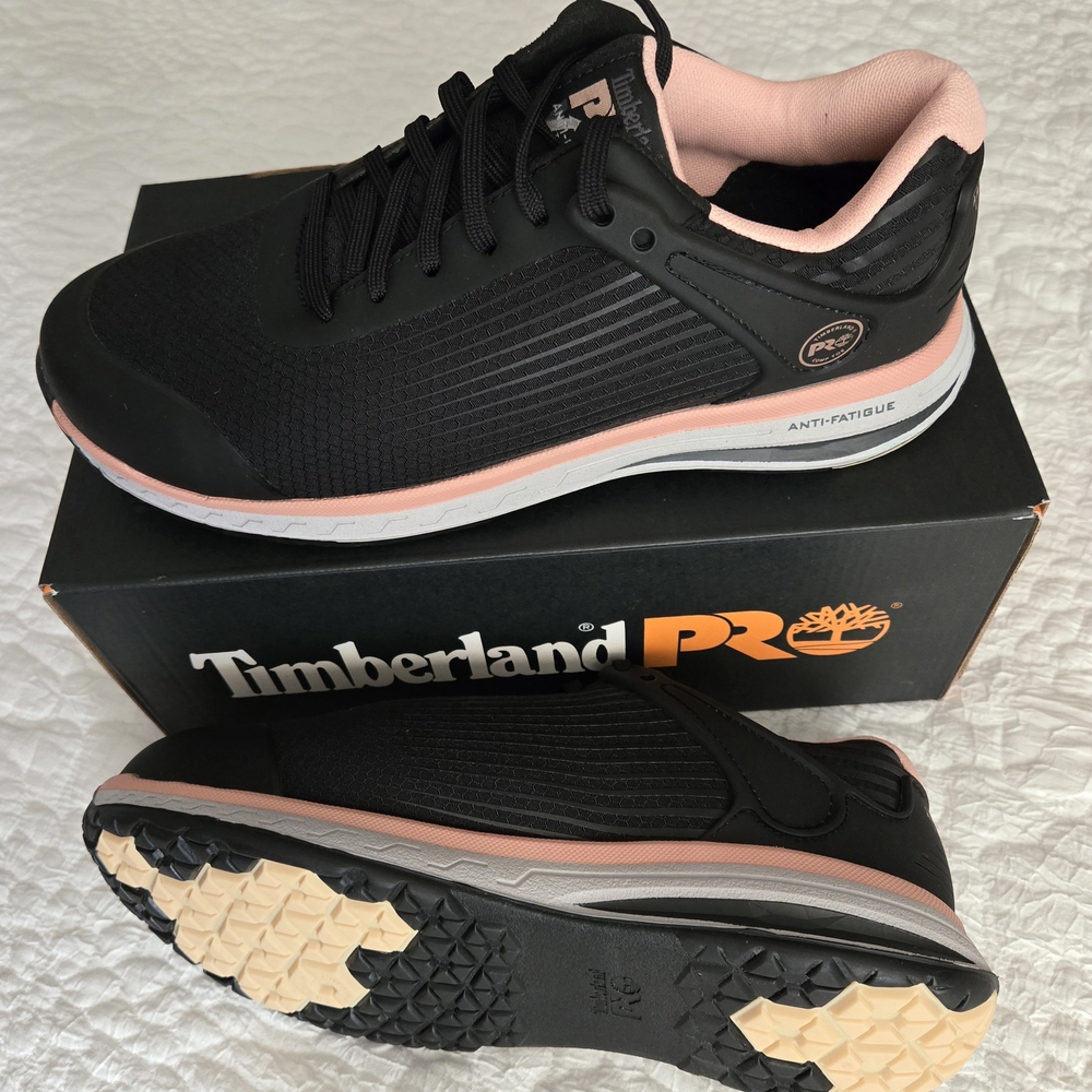 Timberland PRO Women's Black and Pink Shoes